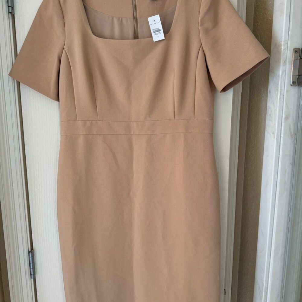 Ann Taylor Khaki Dress